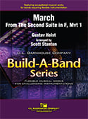 March from Second Suite Concert Band sheet music cover